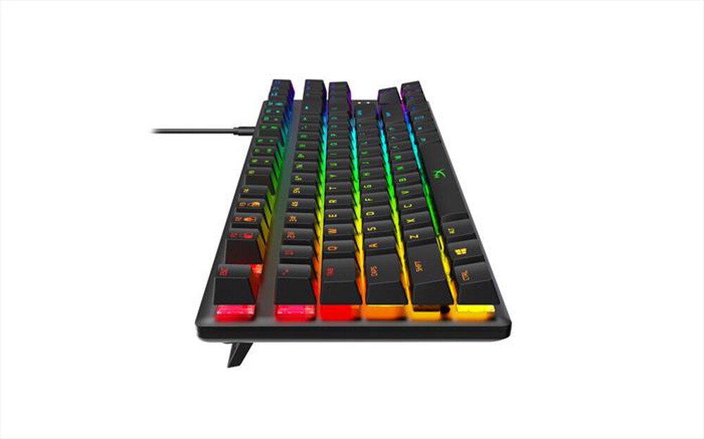 HyperX Alloy Origins PBT, Tastiera Meccanica da Gaming Cablata, Illuminazione RGB, Telaio in