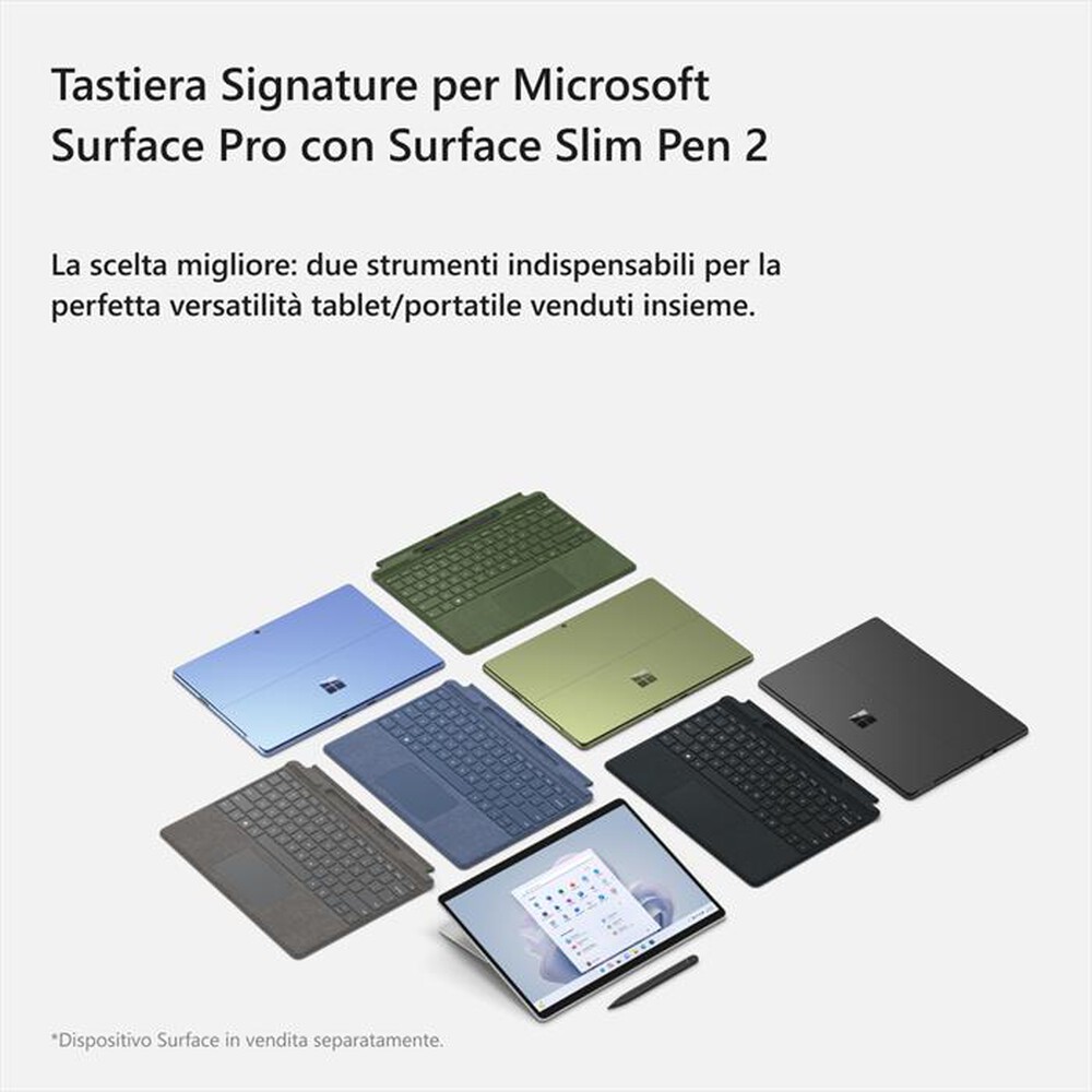 "MICROSOFT - TASTIERA SIGNATURE PER SURFACE PRO-zaffiro"