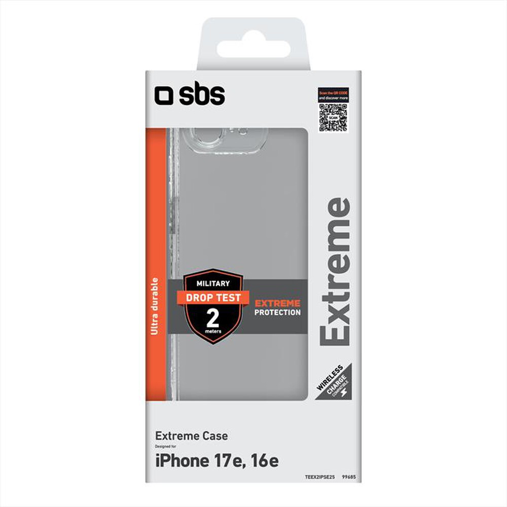 Immagine del prodotto SBS - Cover TEEX2IPSE25 per iPhone SE 2025-Trasparente