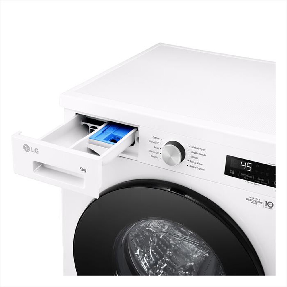 "LG - Lavatrice AI DD F4NX1009NWB SERIE X1 9kg Classe A-Essence White"