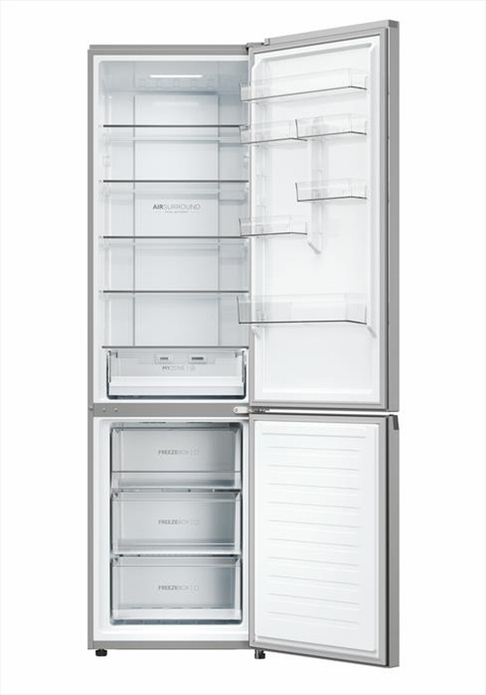 "HAIER - Frigorifero combinato HDPW3620CNPK Classe C 406 lt-Acciaio inossidabile"
