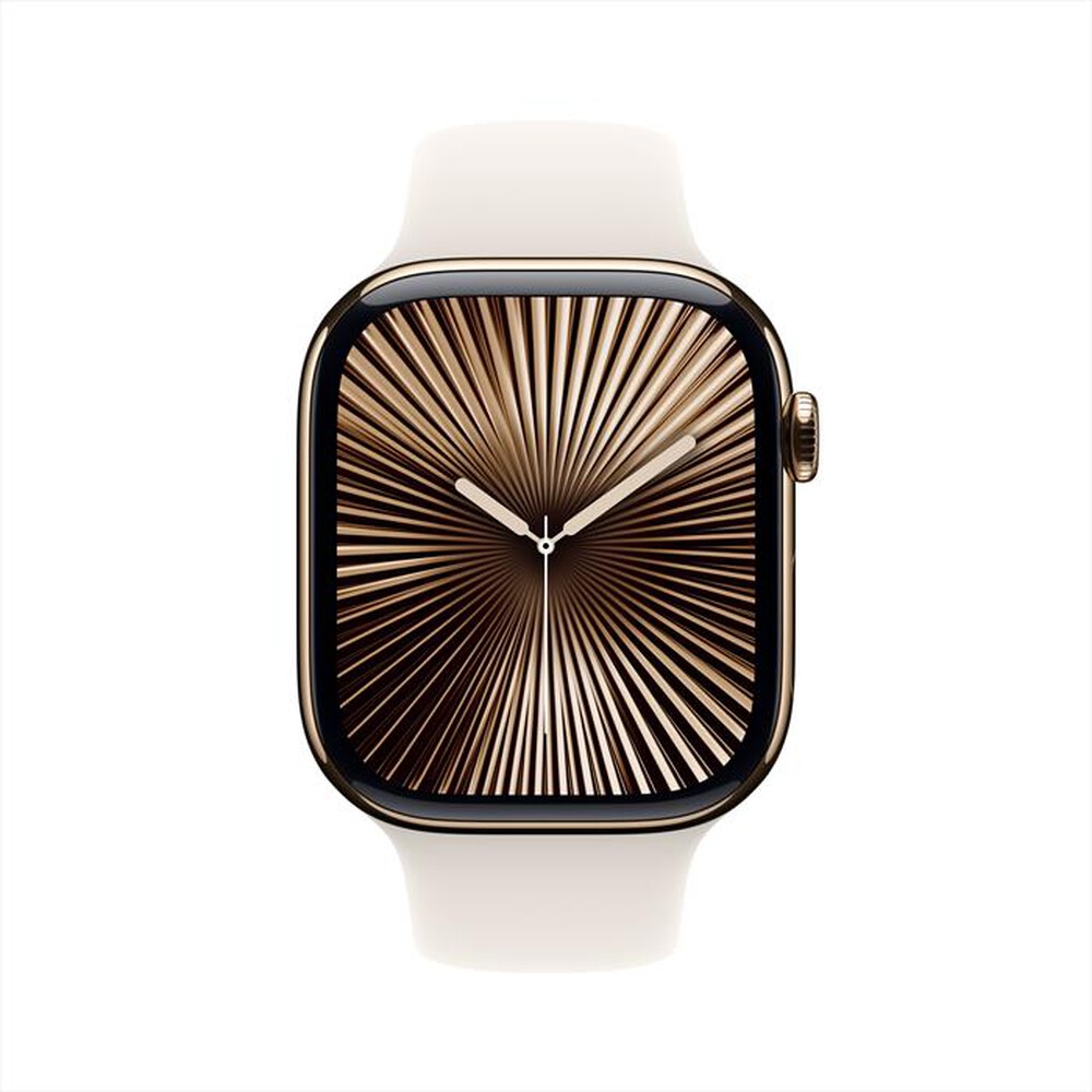"APPLE - Watch Series 10 GPS + Cellular 46mm Titanio-Oro - Sport Band Galassia S/M"