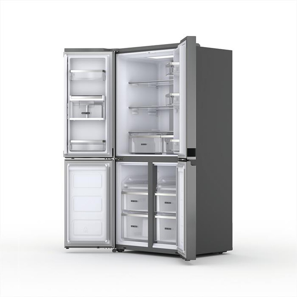 "WHIRLPOOL - Frigorifero side by side WQ9 U3L EF Classe D 594lt-Acciaio inossidabile"