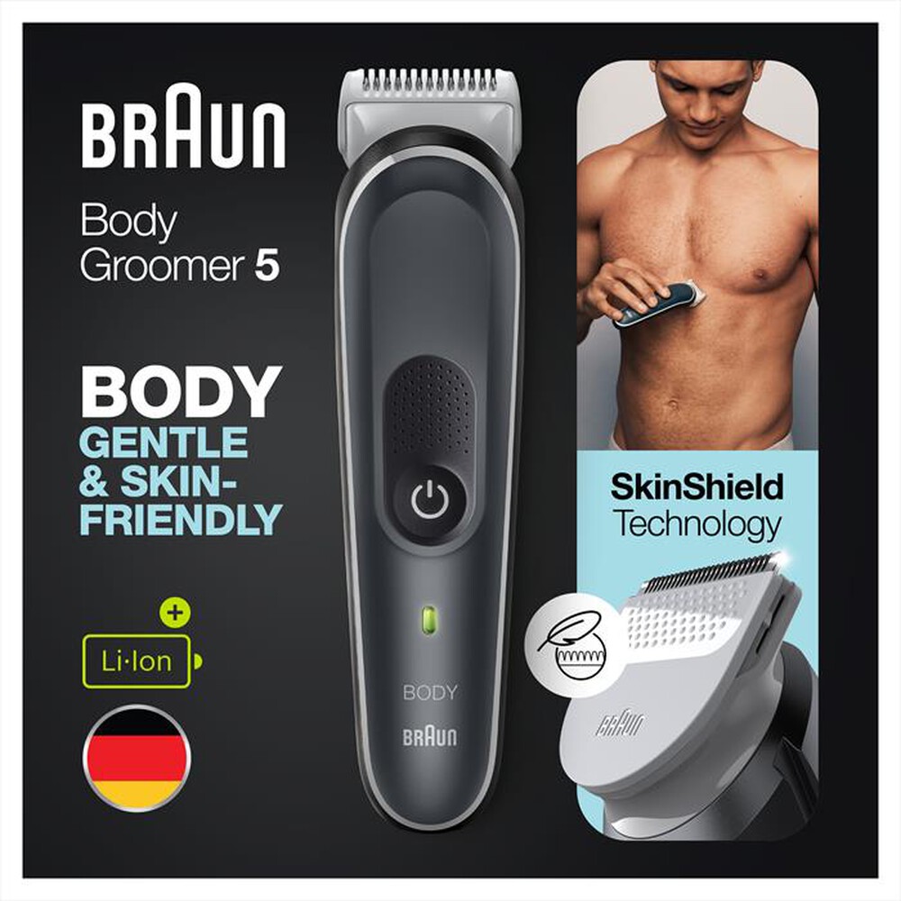 "BRAUN - RIFINITORE BODY BG5340-Bianco/Grigio"