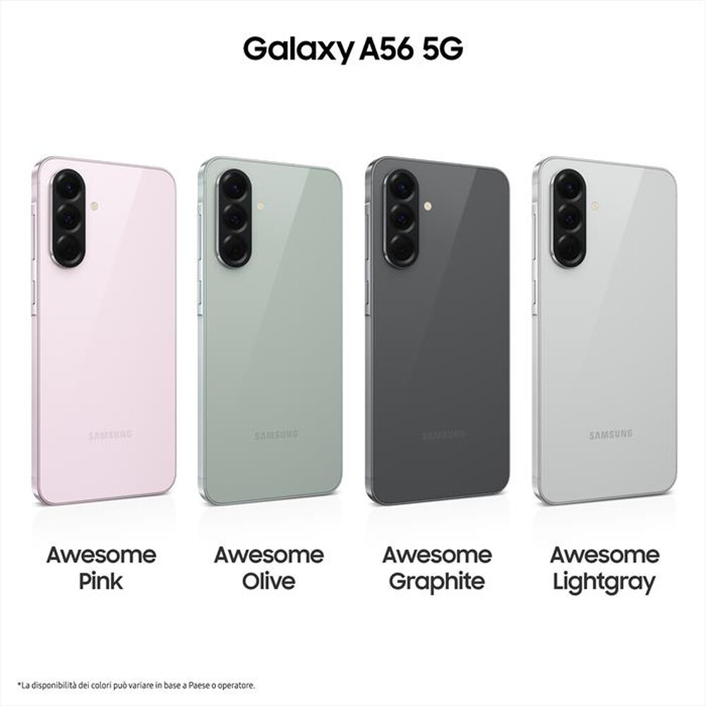 Immagine del prodotto SAMSUNG - Smartphone Galaxy A56 5G 8+128GB Enterprise Ed.-Awesome Graphite