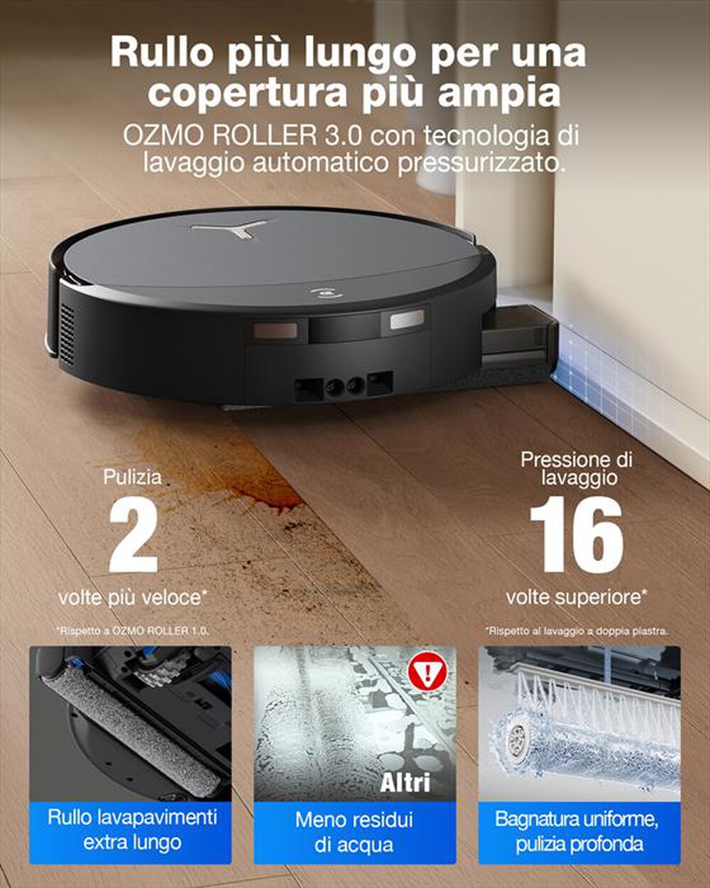 Immagine del prodotto ECOVACS - Aspirapolvere robot DEEBOT T90 PRO OMNI EU-Nero