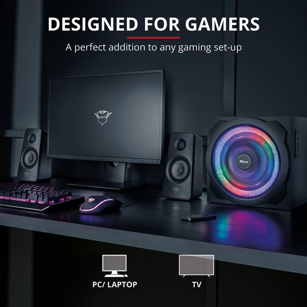 "TRUST - GXT629 2.1 TYTAN RGB-Black"