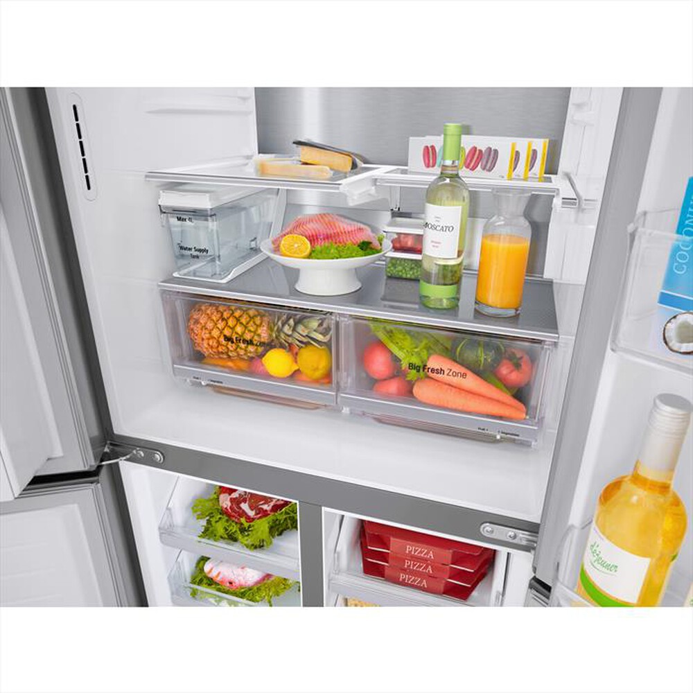 "LG - Frigorifero 4 porte GML844PZAE Classe E 506L-Acciaio inossidabile"