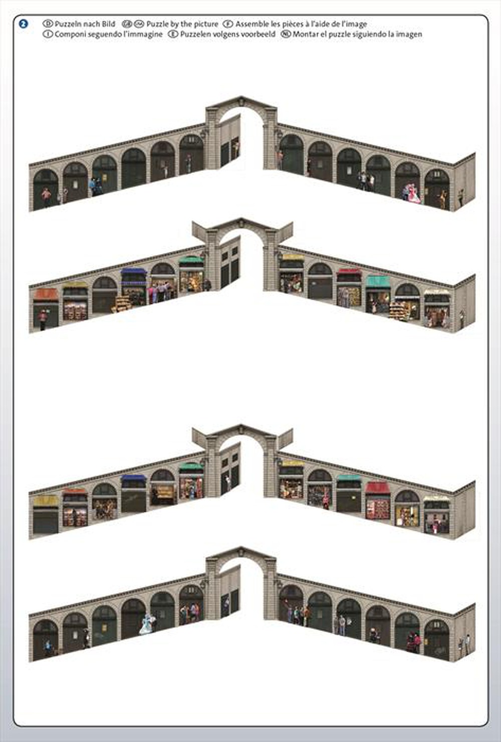 "RAVENSBURGER - PONTE DI RIALTO BUILDING PUZZLE 3D"