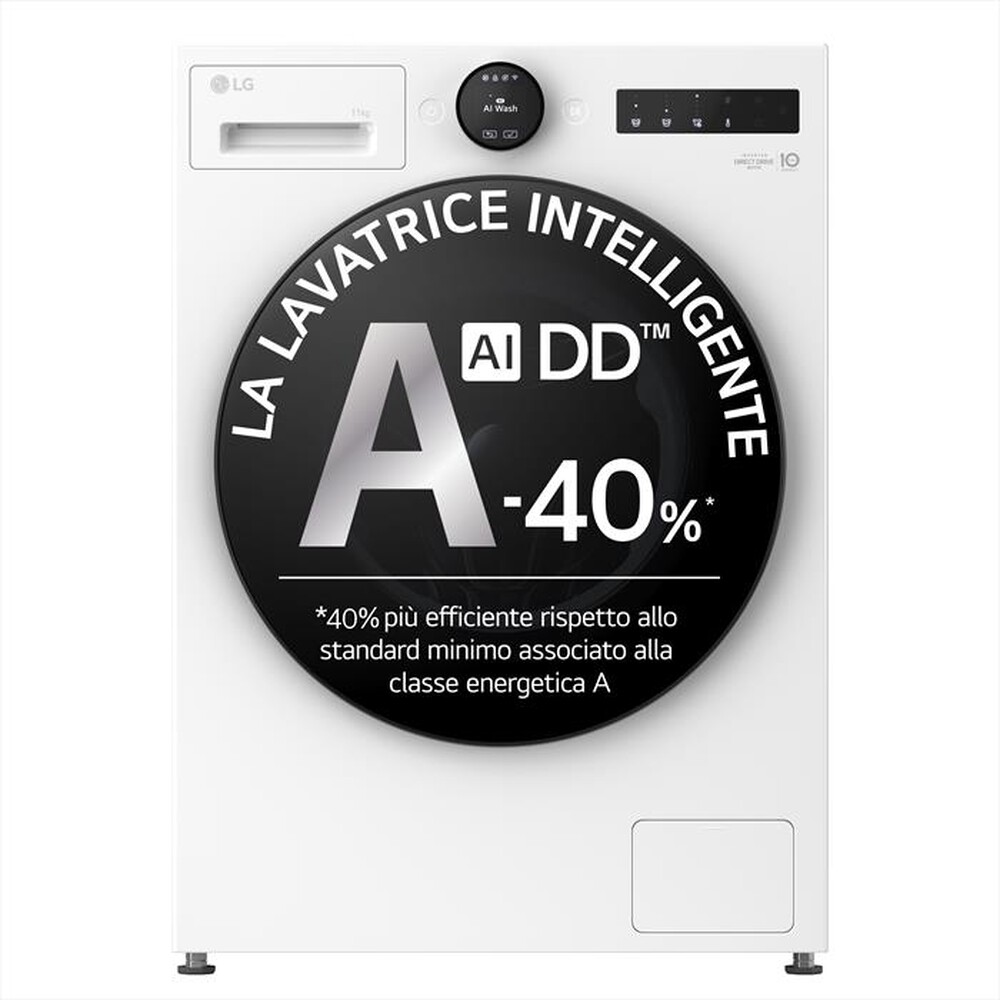 Immagine del prodotto LG - Lavatrice AI DD F4X7011TWB 11 Kg Classe A-Ivory White