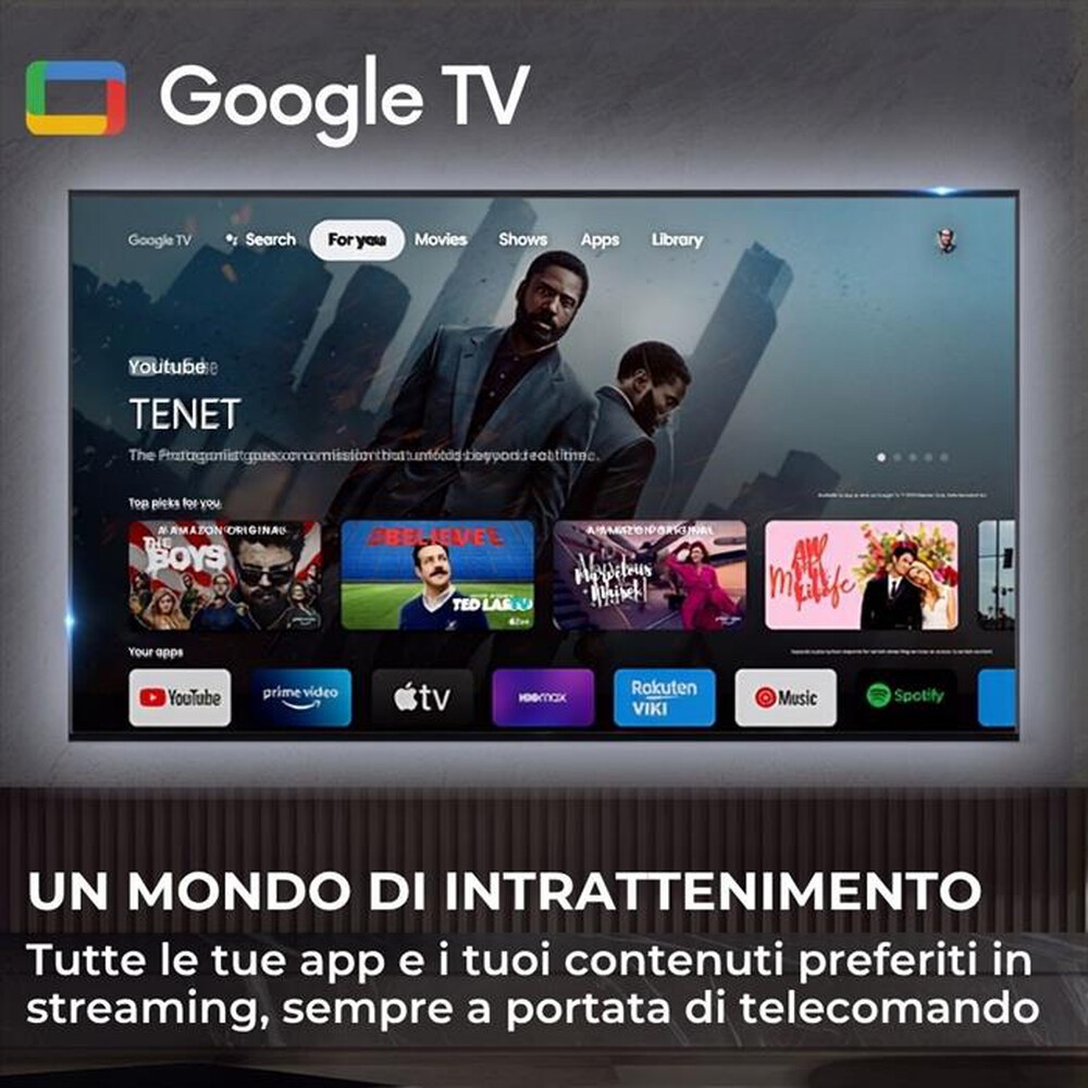 Immagine del prodotto HAIER - Smart TV QLED 4K 65" H65M92FUX-Nero