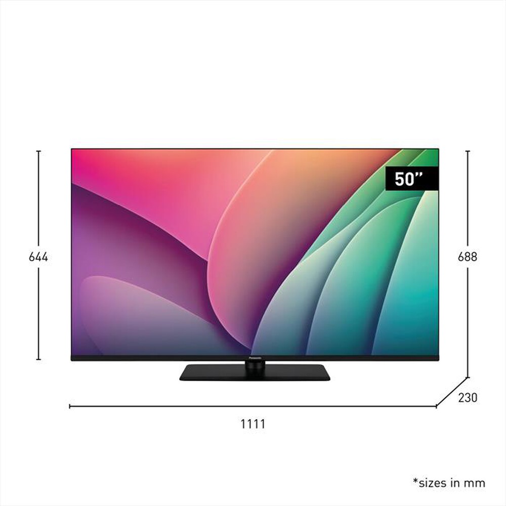 "PANASONIC - Smart TV LED UHD 4K 50\" TV-50W80AEZ-Nero"