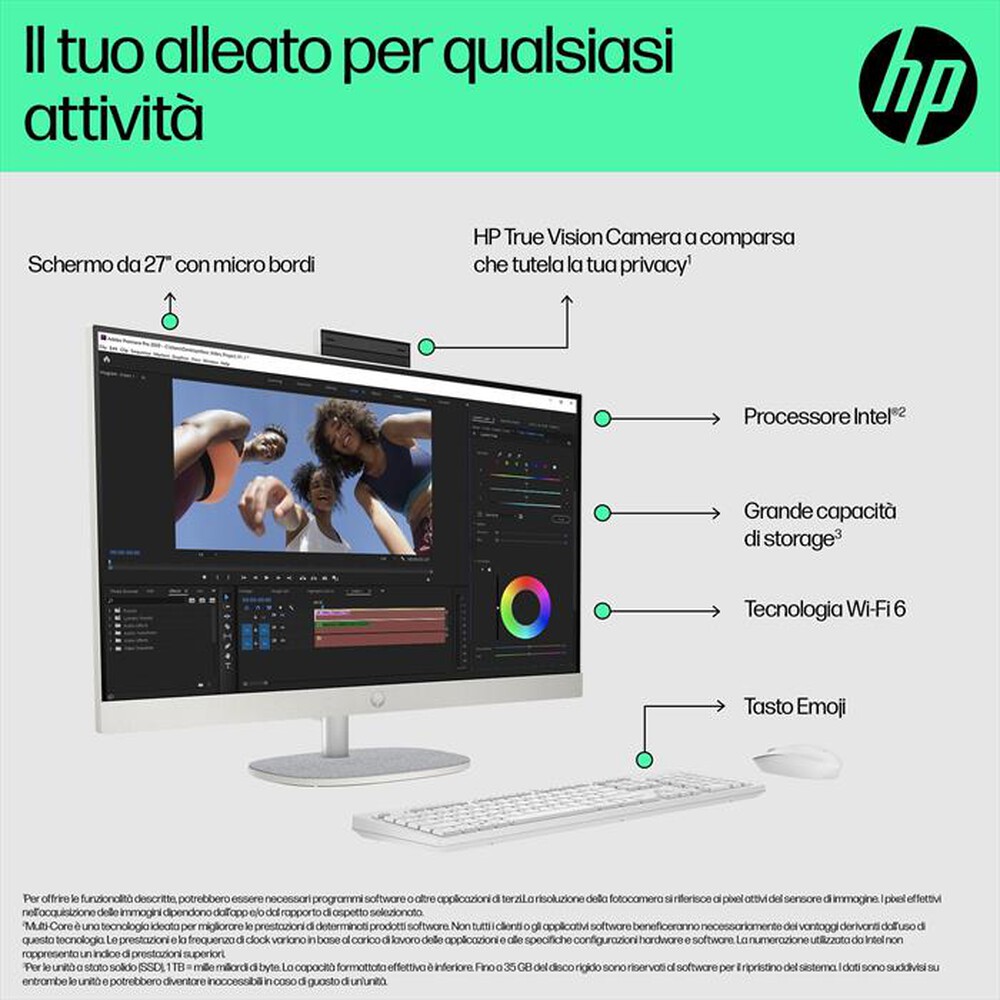 Immagine del prodotto HP - Desktop ALL-IN-ONE 27-CR0011NL-Shell White