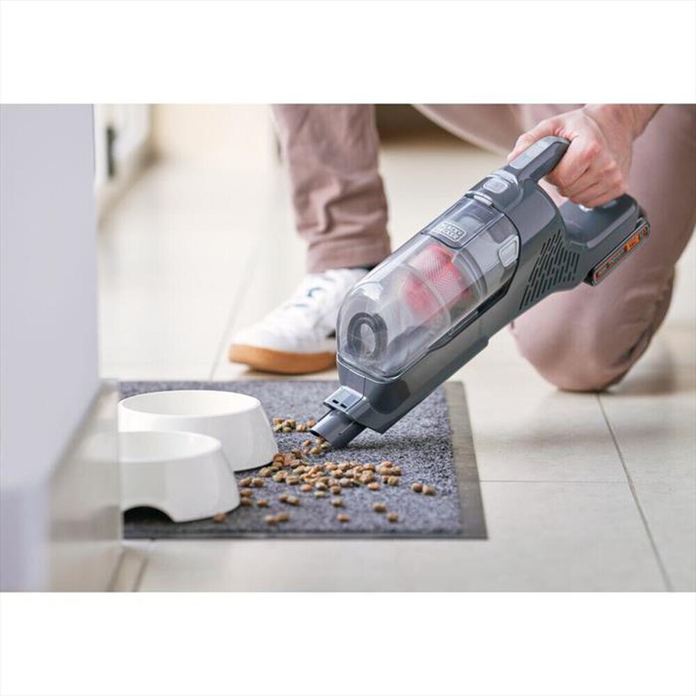 "BLACK & DECKER - Scopa elettrica BHFEA18D1-grigia"
