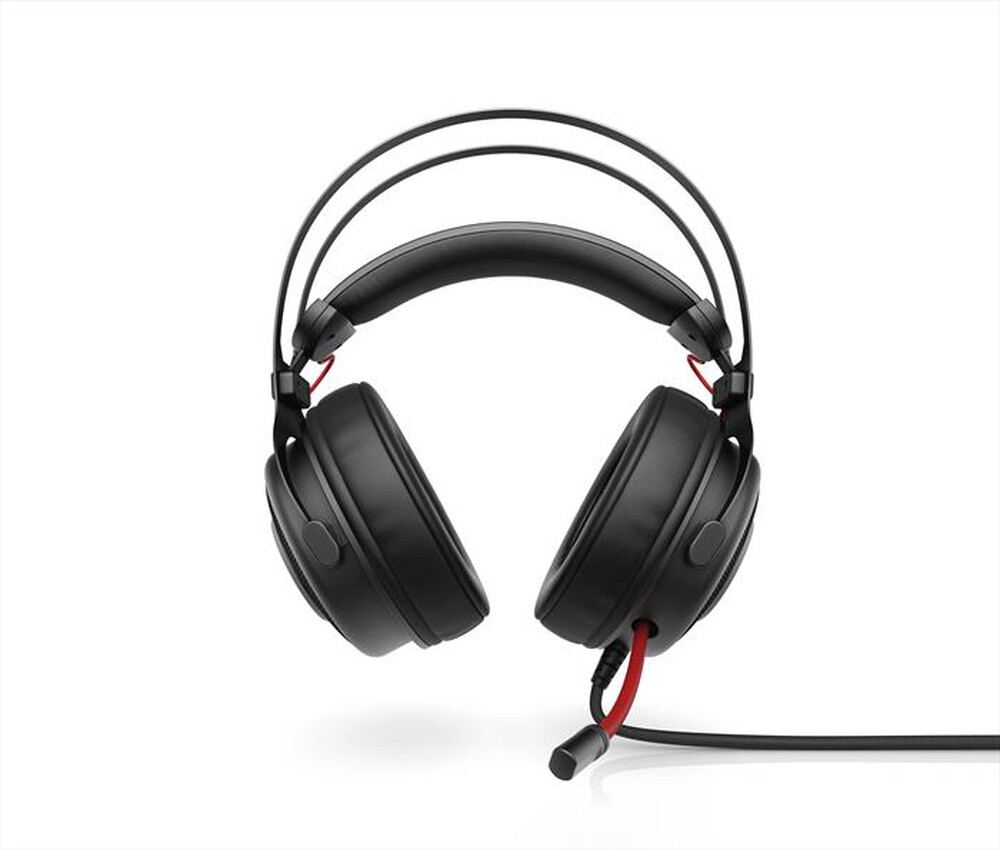 "HP - OMEN BY HP HEADSET 800-Nera, finiture rosse"