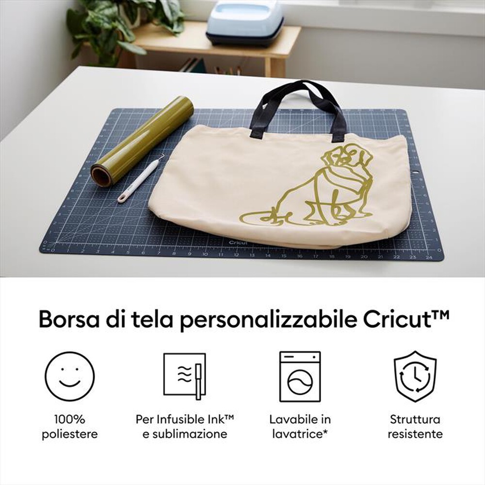 Immagine del prodotto CRICUT - Borsa shopper personalizzabile grande-Bianco