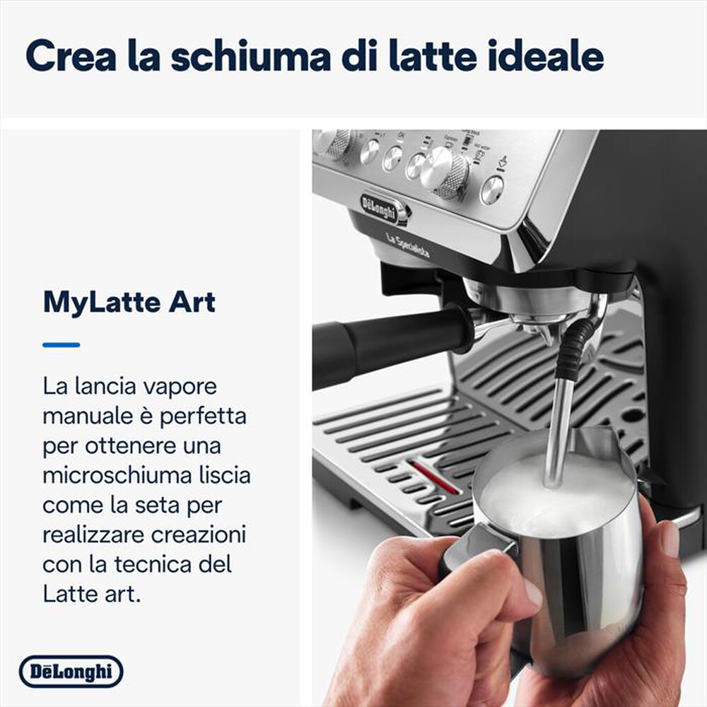 "DE LONGHI - Macchina da caffè LA SPECIALISTA ARTE EC9155.MB-Dark grey"