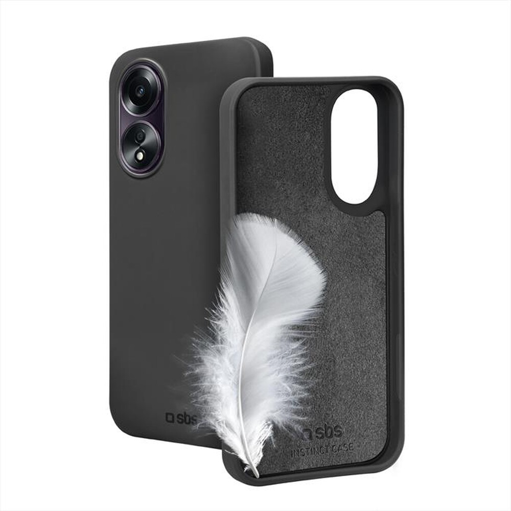 "SBS - Cover Instinct TEINSTOPA60K per Oppo A60-Nero"