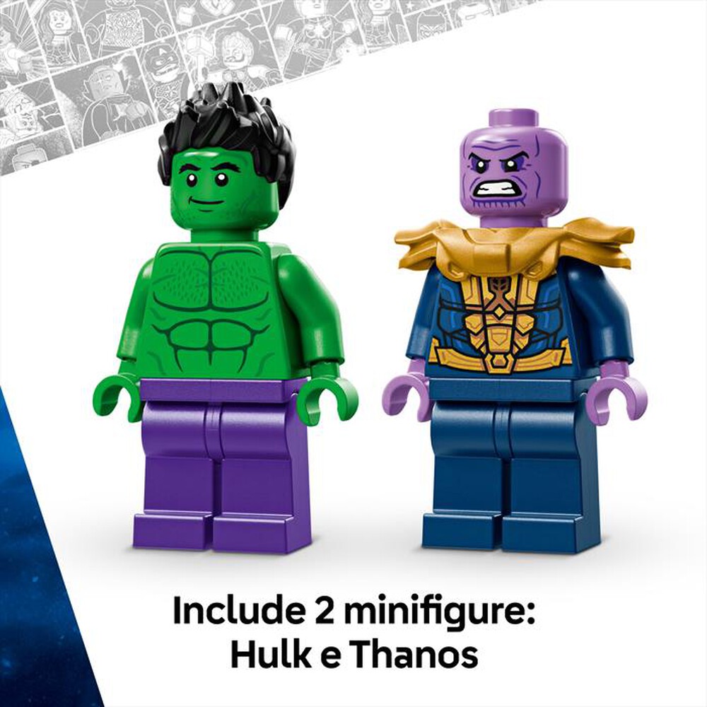 Immagine del prodotto LEGO - SUPER HEROES MARVEL Truck di Hulk vs Thanos 76312