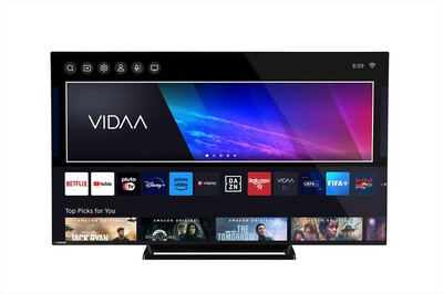 TOSHIBA - Smart TV LED UHD 4K 55" TVLTOS55UV3363DA-Nero