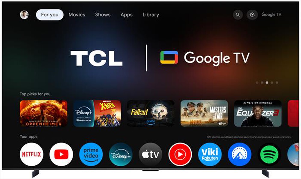 Immagine del prodotto TCL - Smart TV QD-Mini LED 4K 98" 98P8L-Nero