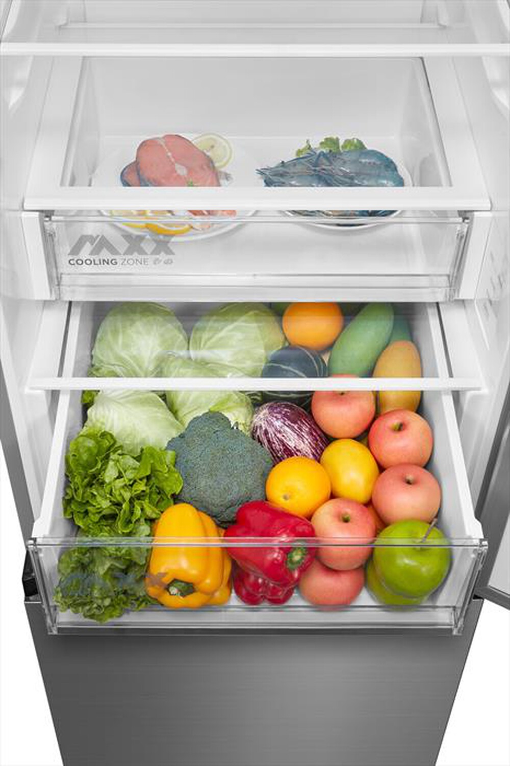 Immagine del prodotto MIDEA - Frigorifero combinato MDRB600MIC46 Classe C 442lt-Inox