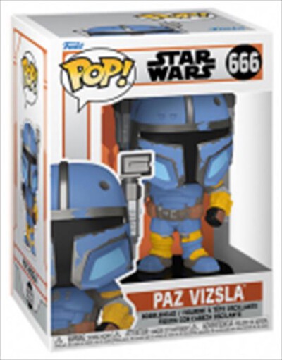 FUNKO - Action figure StarWars Mandalorian Paz Vizsla 666