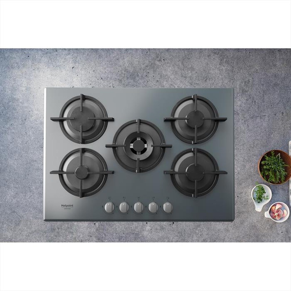 Immagine del prodotto HOTPOINT ARISTON - Piano cottura a gas HAGD 72S/SL 5 fuochi 73cm