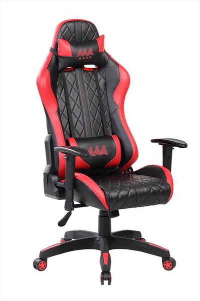 AAAMAZE - Sedia gaming CHAIR GAMING GT1-Black/Red