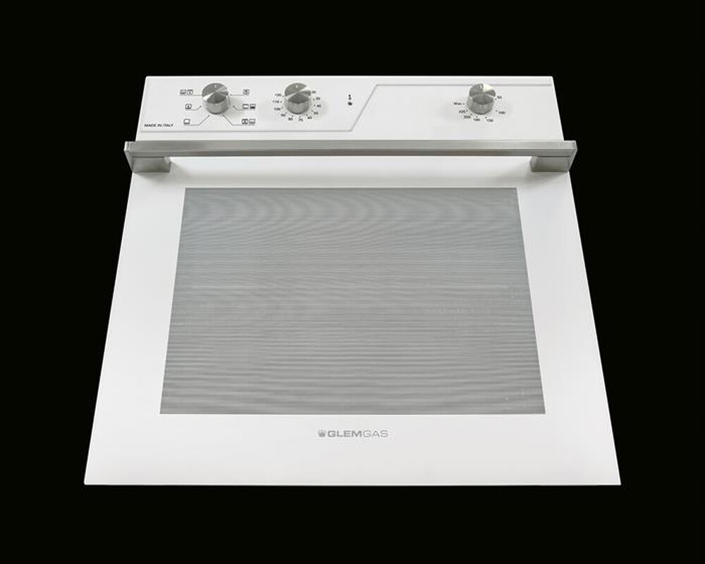 "GLEM GAS - Forno incasso elettrico GFR62WH-S3 Classe A-Bianco latte"