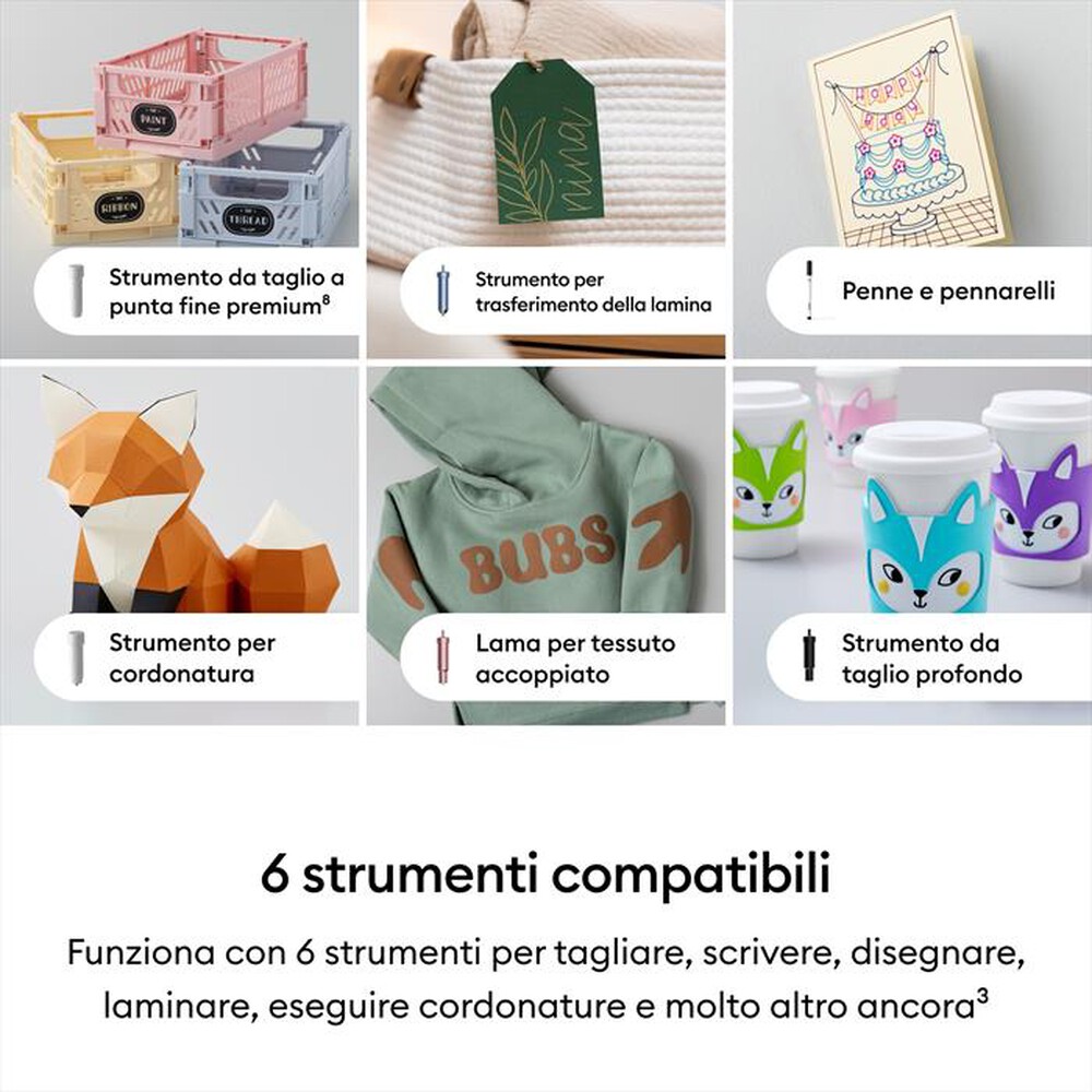 Immagine del prodotto CRICUT - Macchina da taglio EXPLORE 5 CREAM EMEA