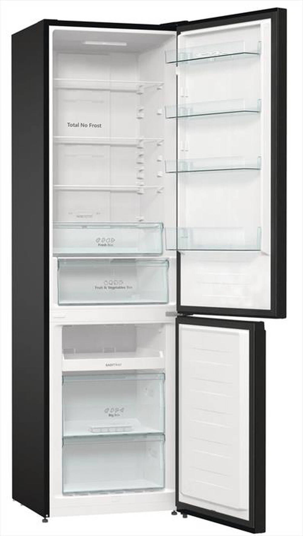 "HISENSE - Frigorifero combinato RB434N4BFE1 Classe E 331 lt-Black Inox"