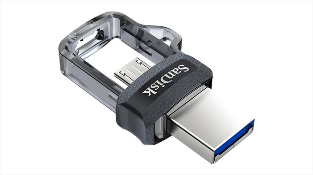 "SANDISK - SANDISK ULTRA DUAL M3.0 USB FLASH DRIVE 64GB"