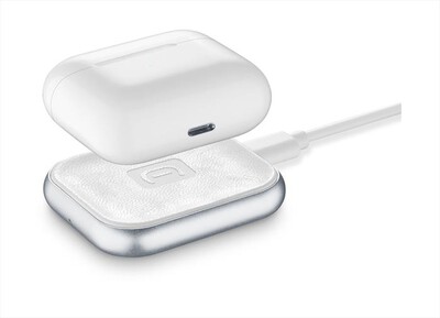 CELLULARLINE - AIRPODWIRBASEW Carica batterie-Con Led di ricarica-Bianco