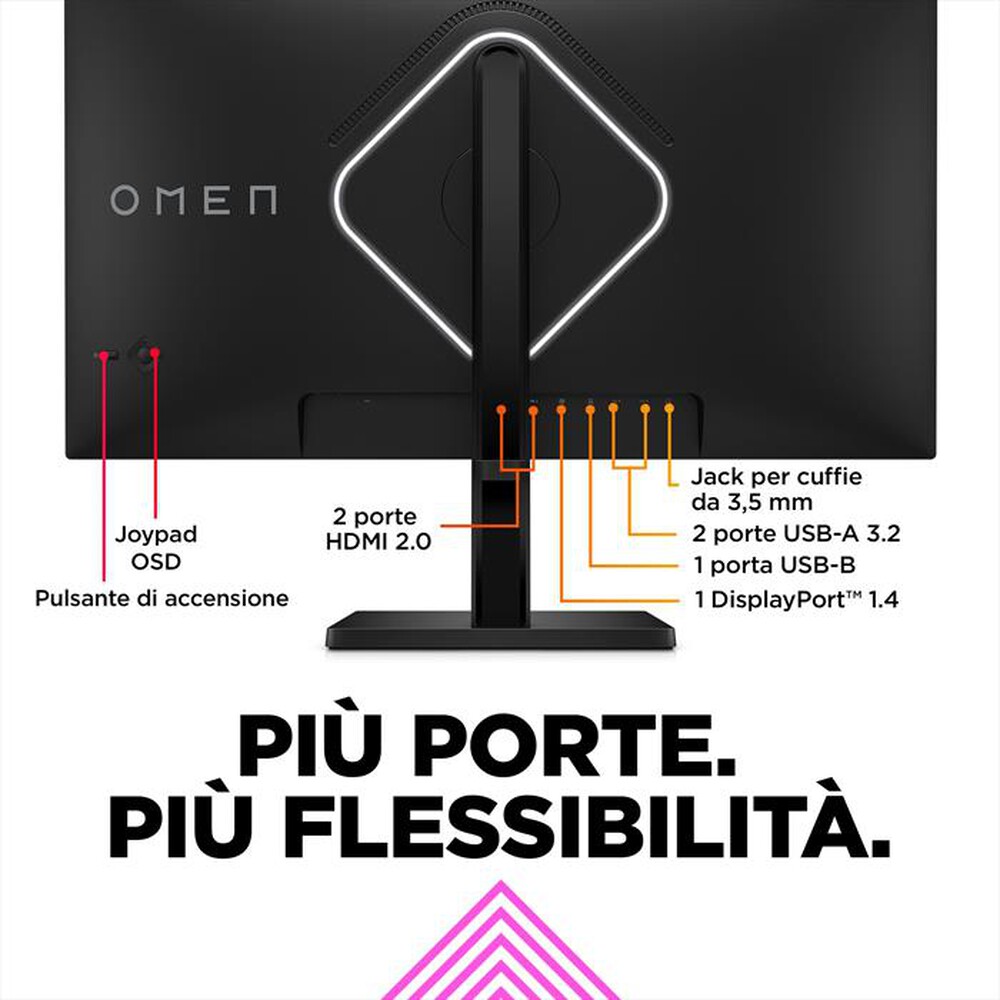 Immagine del prodotto HP - Monitor Gaming WLED FHD 27" OMEN 27S-Nero