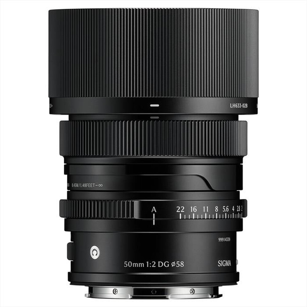 Immagine del prodotto SIGMA - Obiettivo Fisso 50/2 (C) DG BLACK ATT SONY L-MOUNT-Nero