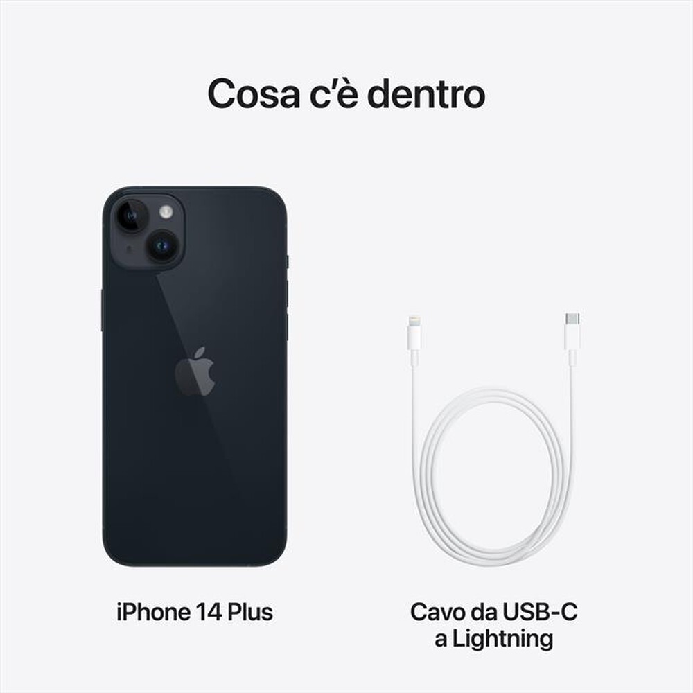 "WIND - 3 - APPLE iPhone 14 Plus 128GB-Mezzanotte"