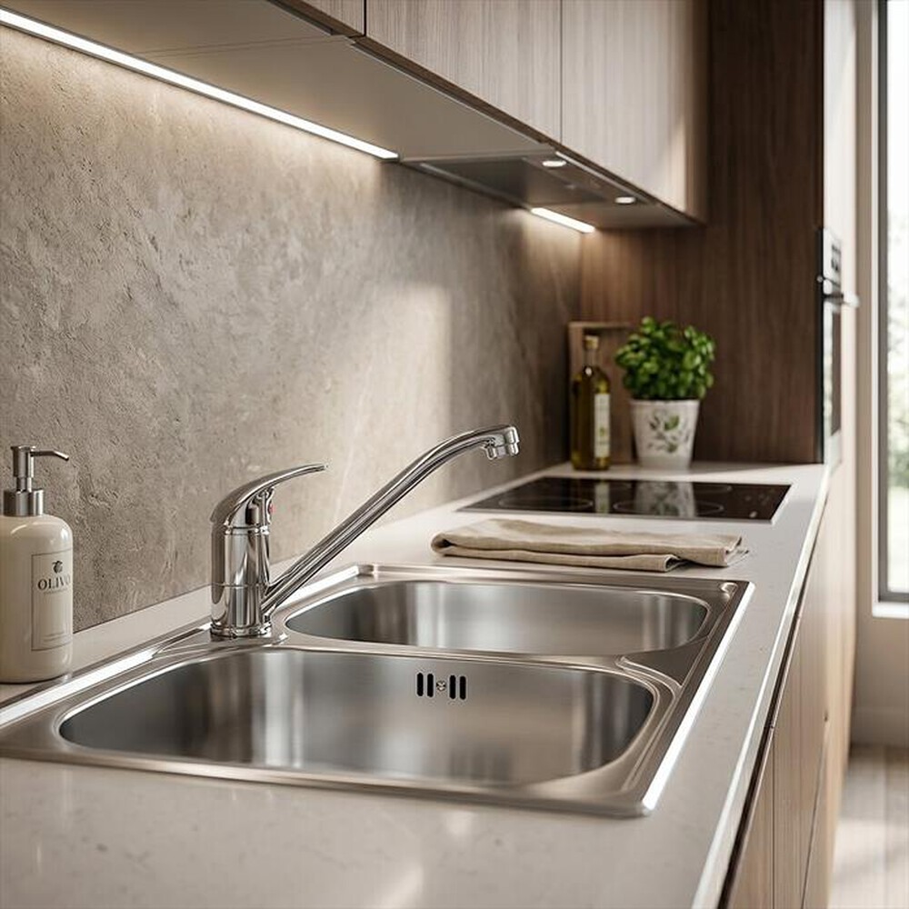 Immagine del prodotto GLEM GAS - Miscelatore standard cromato MIXNCR-Inox