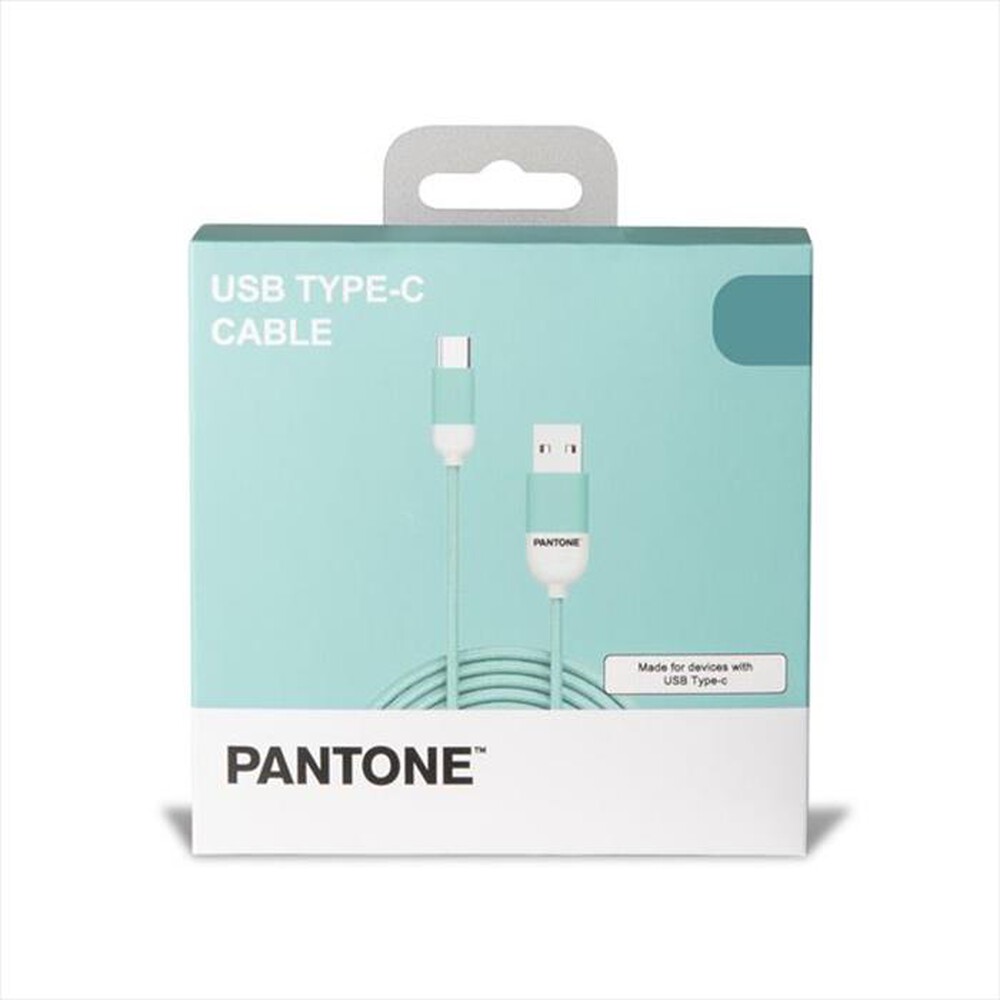 "PANTONE - PT-TC001-5L - TYPE-C CABLE 1 5 MT-AZZURRO/PLASTICA"