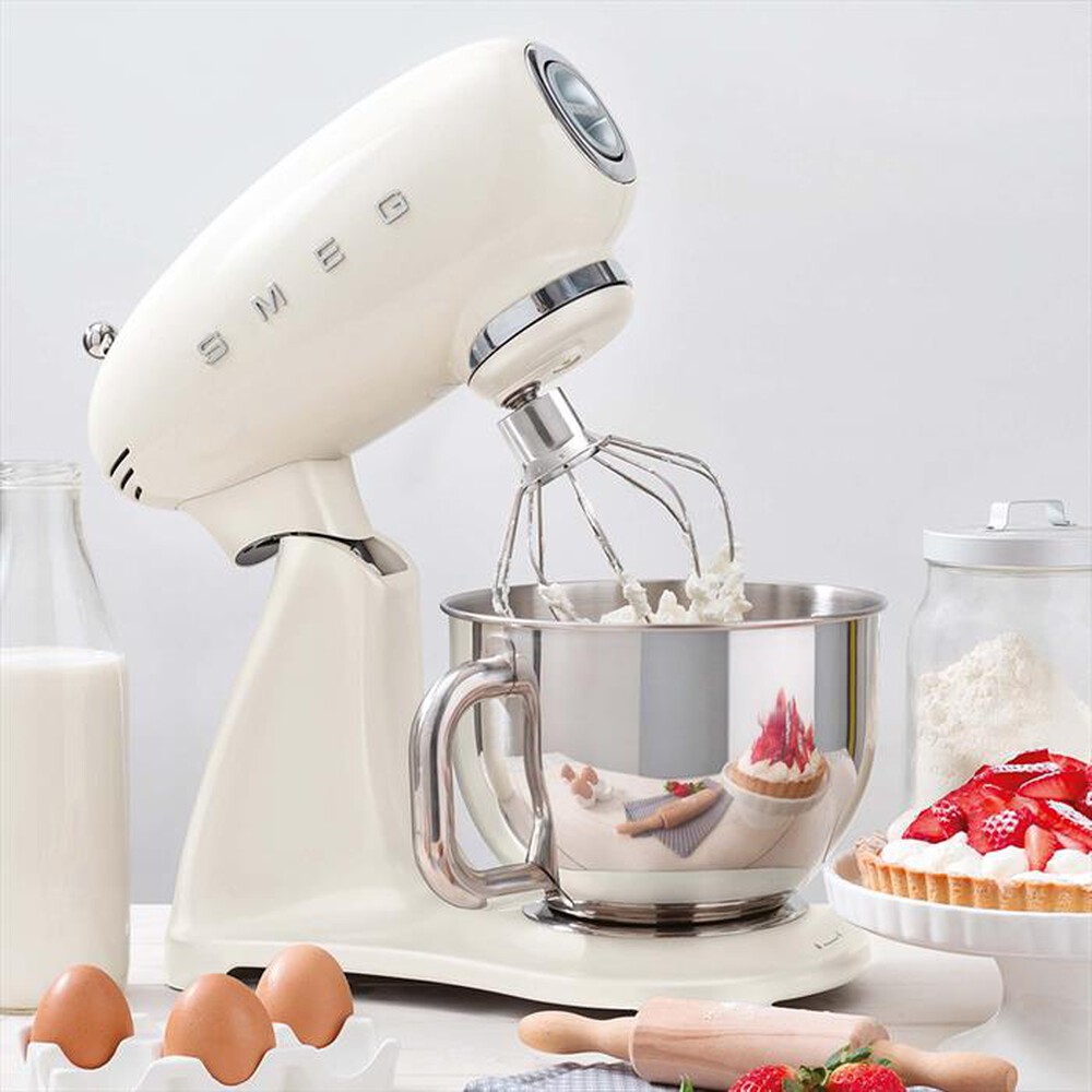 "SMEG - Impastatrice Full Color 50's Style – SMF03CREU-CREMA"
