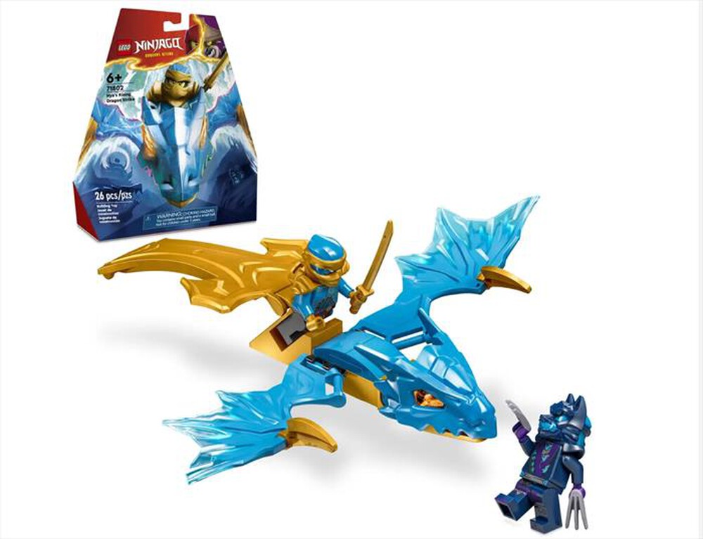 "LEGO - NINJAGO Attacco del Rising Dragon di Nya - 71802-Multicolore"