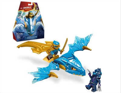 LEGO - NINJAGO Attacco del Rising Dragon di Nya - 71802-Multicolore