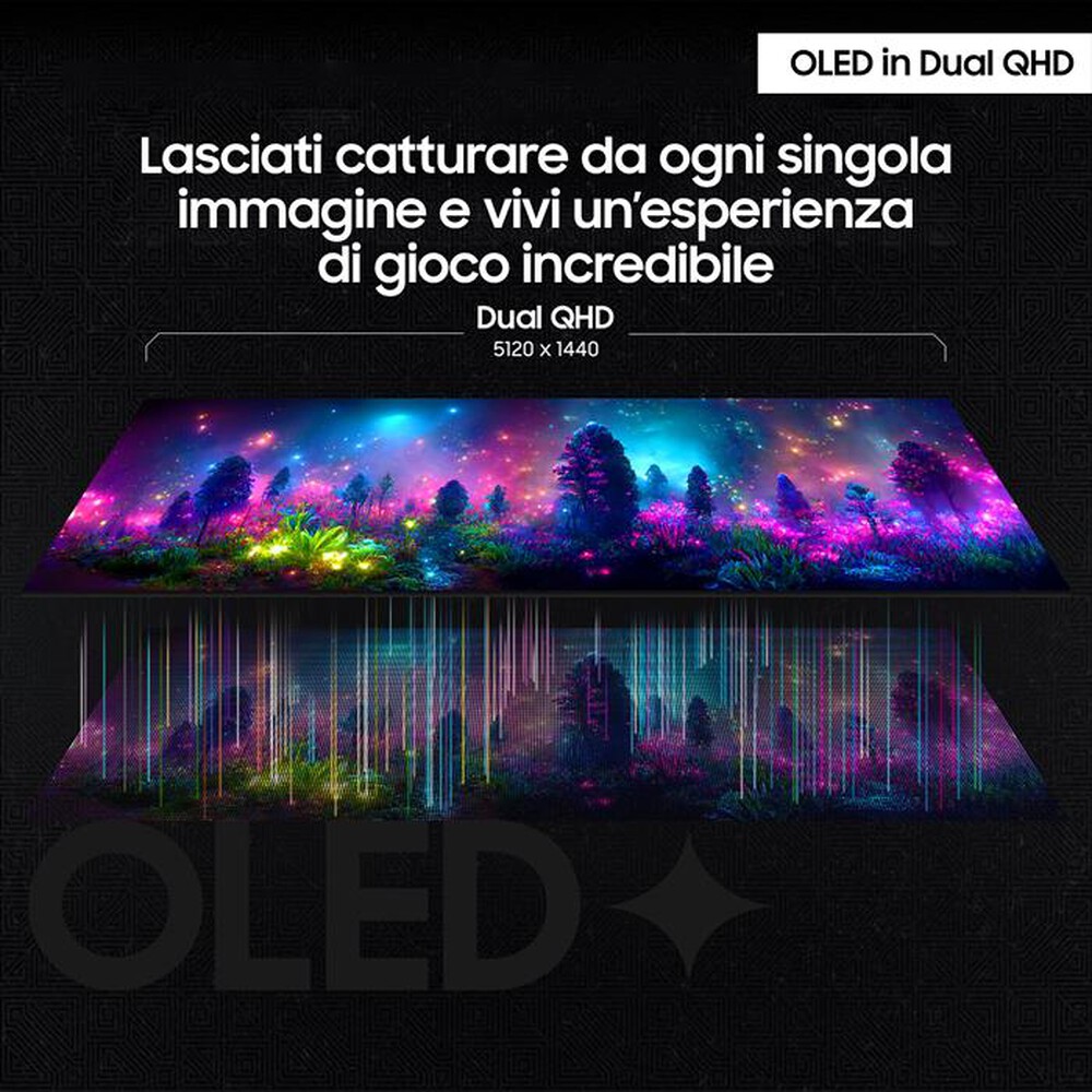 Immagine del prodotto SAMSUNG - MONITOR GAMING ODYSSEY OLED G9 - G91SD DA 49"-Silver