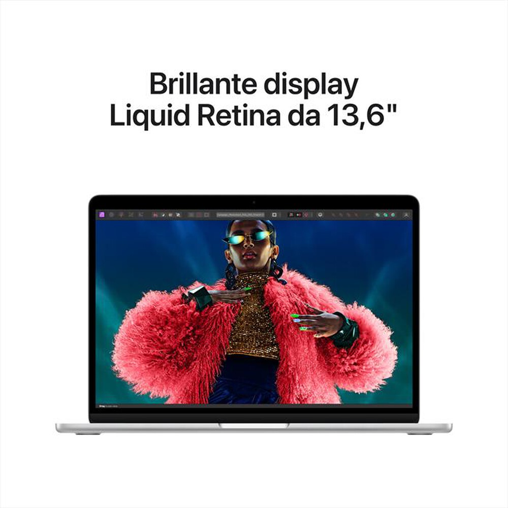 Immagine del prodotto APPLE - MacBook Air 13" M3 Core CPU 8 GPU 8 16GB 256GB SSD-Argento