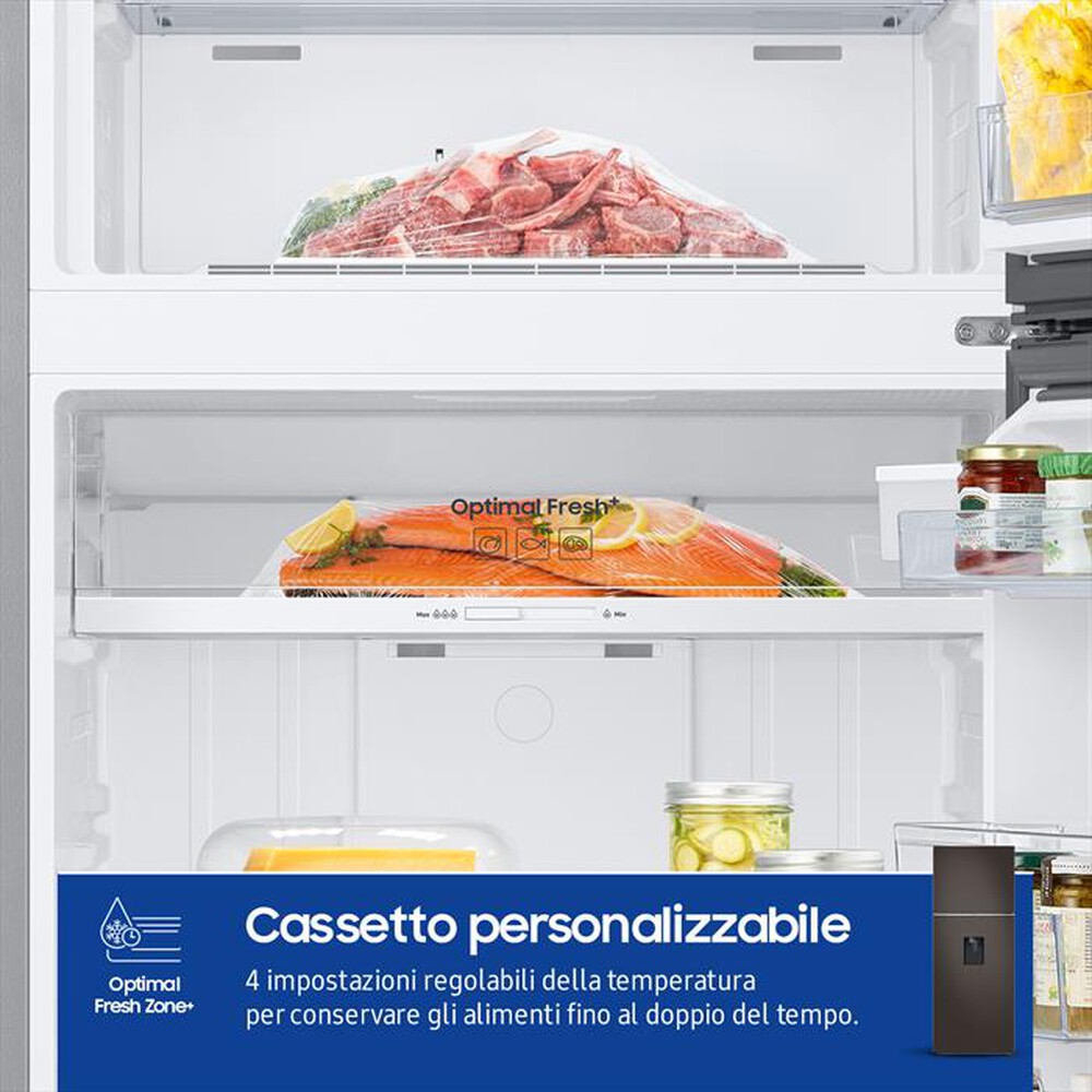 "SAMSUNG - Frigorifero 2 porte RT47CB6736C2ES Classe E 462 lt-Cotta Charcoal"