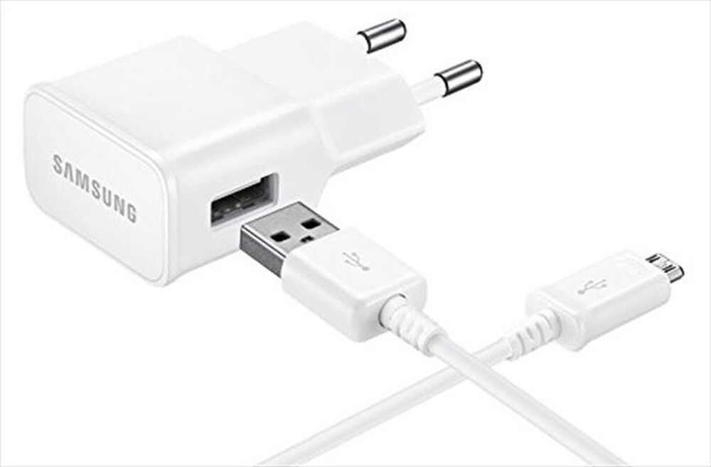 "SAMSUNG - EP-TA20EWEUGWW Caricabatterie da Viaggio-BIANCO"