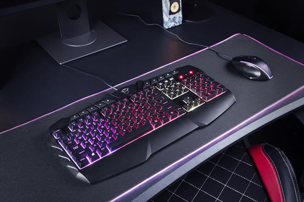 "TRUST - GXT881 ODYSS SEMI-MECH KEYBOARD IT-Black RGB"