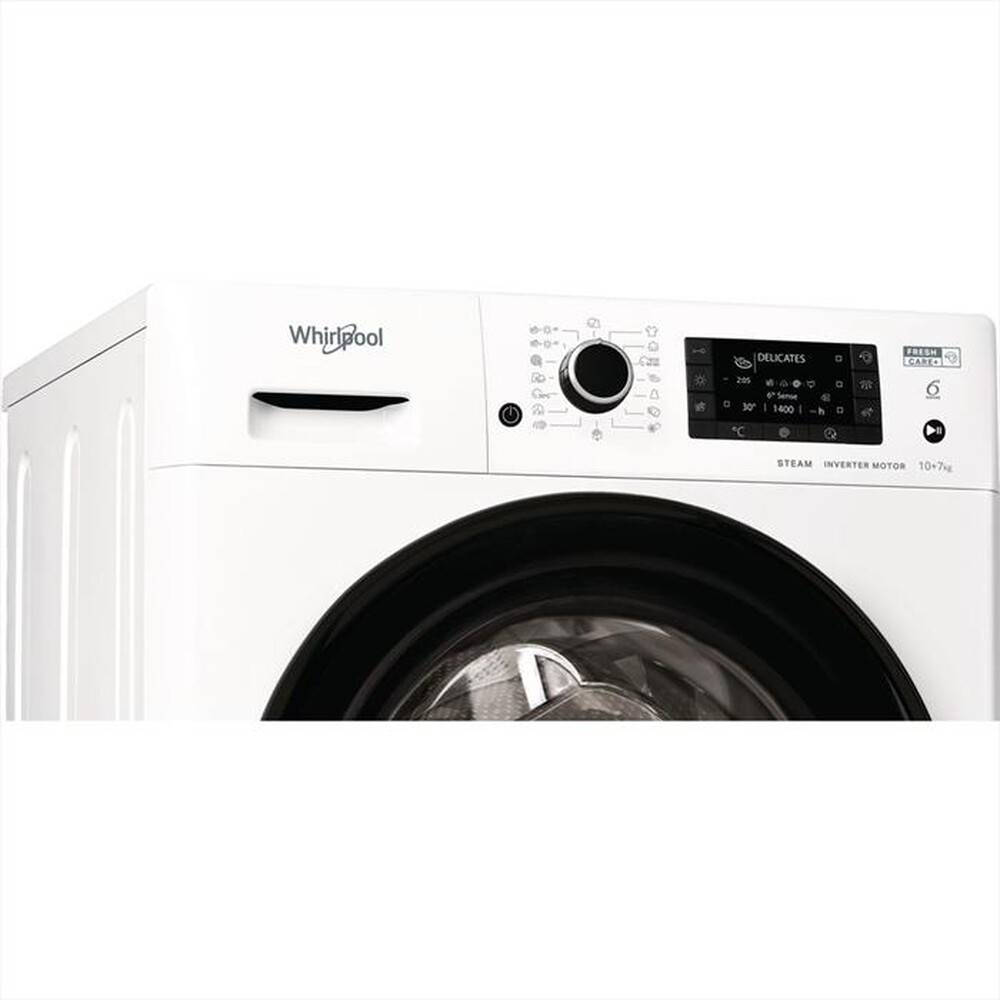 "WHIRLPOOL - Lavasciuga FWDD 1071682 WBV EU N 10/7 Kg Classe E"