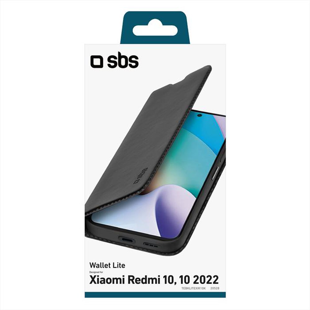 "SBS - Cover TEBKLITEXIR10K per Xiaomi Redmi 10/10 2022-Nero"