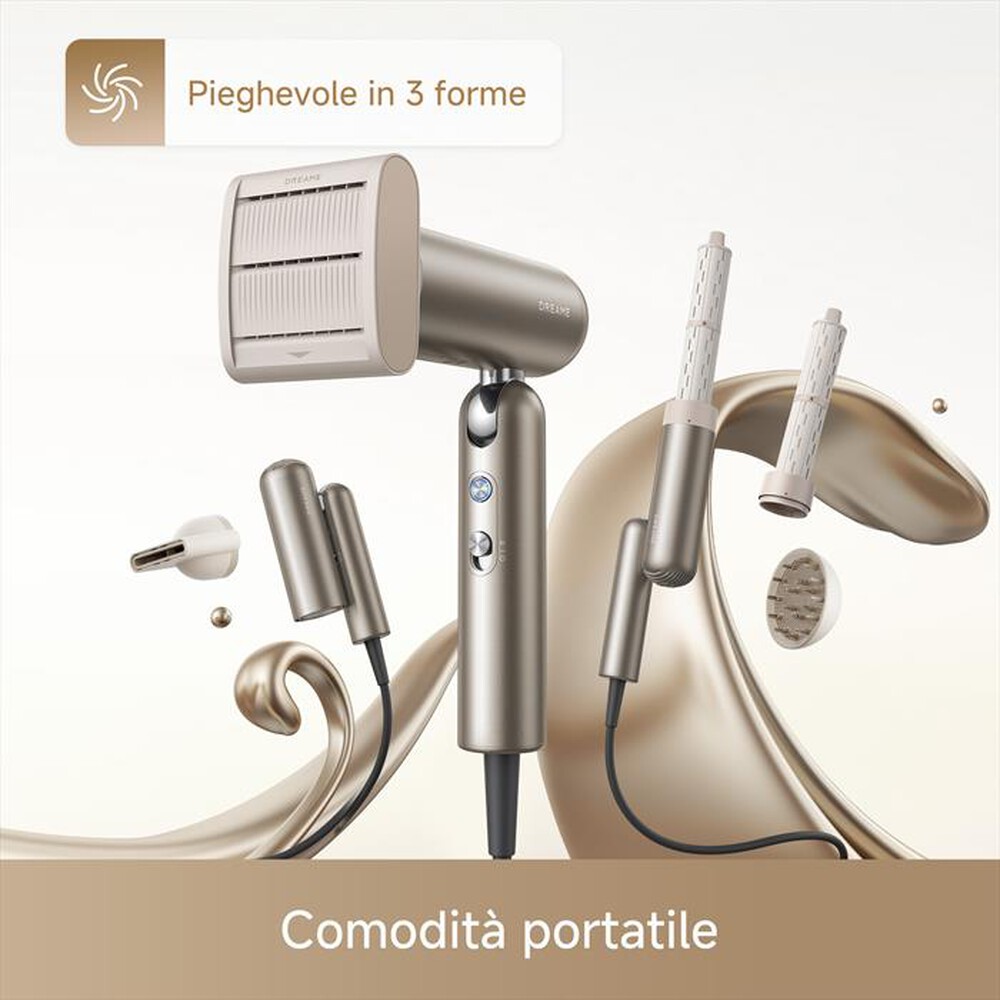 Immagine del prodotto DREAME - Asciugacapelli POCKET PRO GOLD-Titanio Oro